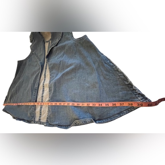 Lane Bryant Jean Swing Vest Size 14/16 - Picture 6 of 6